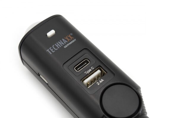 Allarme Auto Universale con Porta USB-C™ e USB-A per Presa Accendisigari Pro TX-168 - immagine 4
