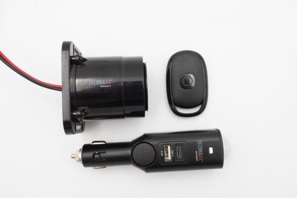 Allarme Auto Universale con Porta USB-C™ e USB-A per Presa Accendisigari Pro TX-168 - immagine 3