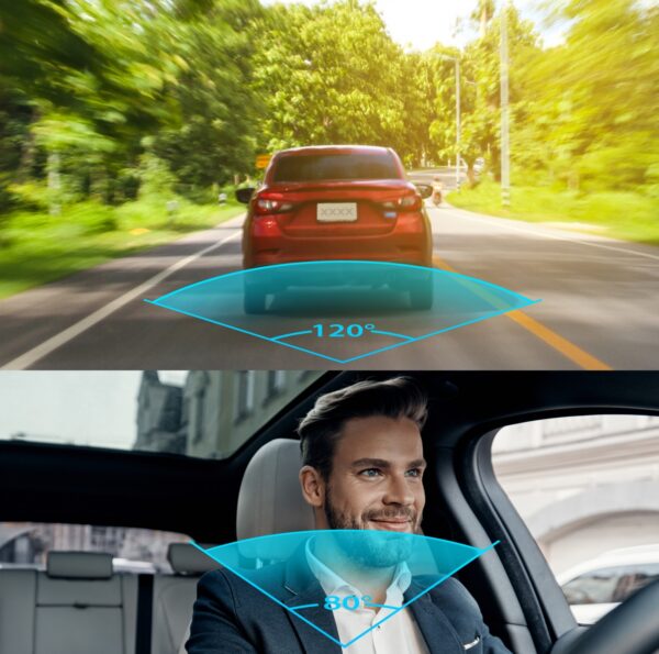 FullHD Dual Dashcam con Camera Anteriore e Interna, TX-185 - immagine 4
