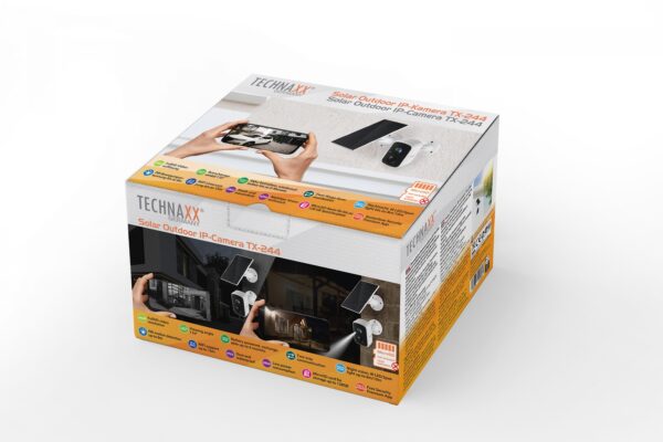Videocamera IP per Esterni con Pannello Solare TX-244 - immagine 2