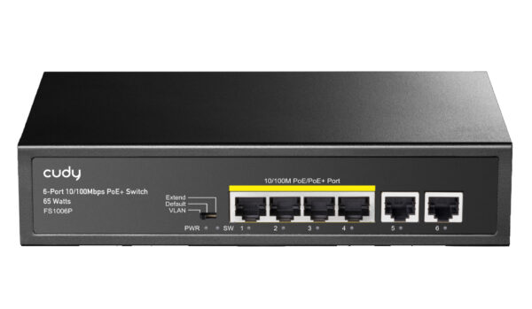 Switch PoE+ 6 Porte 10/100M 60W, FS1006P - immagine 9