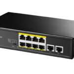 Switch PoE+ 10/100M a 8 Porte con 2 Porte Uplink, FS1010P