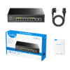 Switch Gigabit PoE+ 10 Porte, GS1010PE - immagine 6