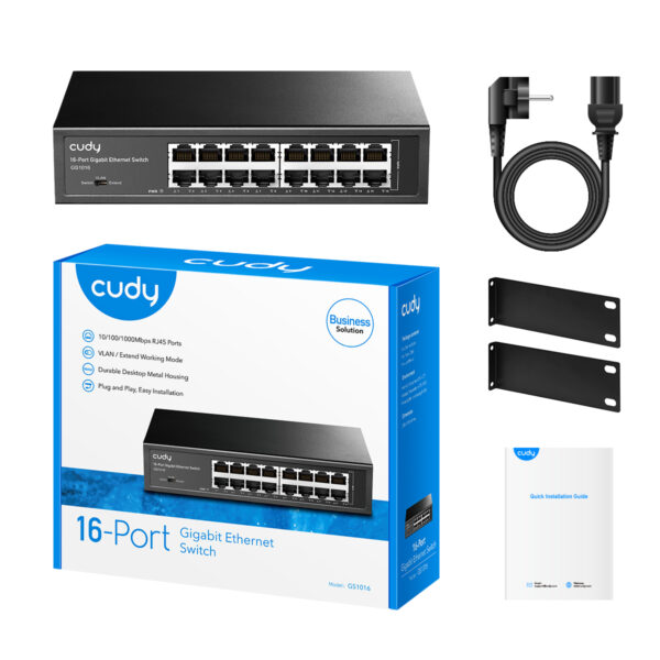 Switch Gigabit Ethernet a 16 Porte, GS1016 - immagine 8