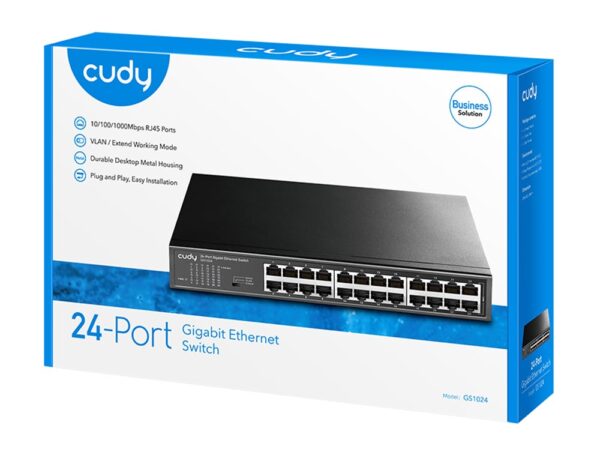 Switch Gigabit Ethernet a 24 Porte, GS1024 - immagine 2