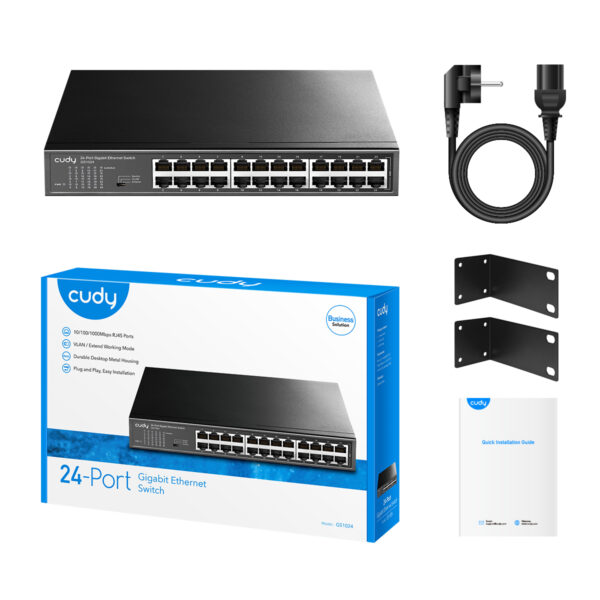 Switch Gigabit Ethernet a 24 Porte, GS1024 - immagine 8