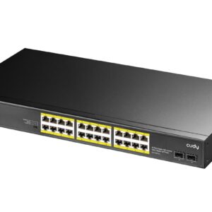 Switch Gigabit PoE+ 24 Porte con 2 porte Gigabit SFP, GS1028PS2