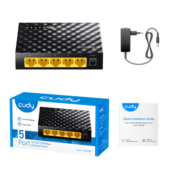 Switch Desktop Gigabit a 5 Porte, GS105D - immagine 7