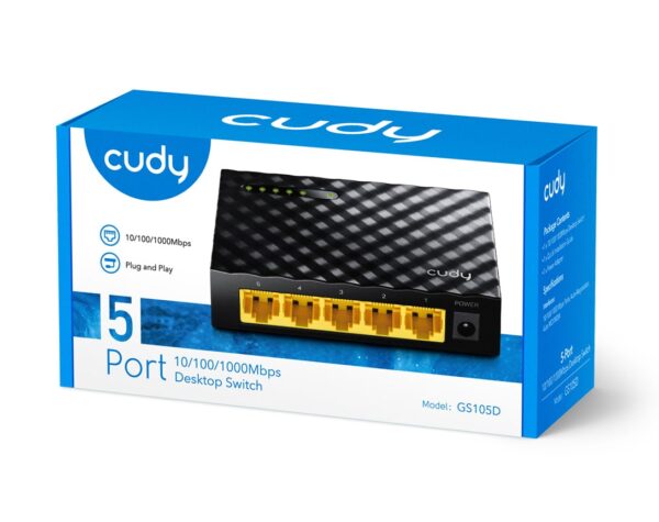 Switch Desktop Gigabit a 5 Porte, GS105D - immagine 2