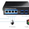 Switch Industriale Gigabit 4 Porte con 2 slot SFP, IG1004S2 - immagine 2