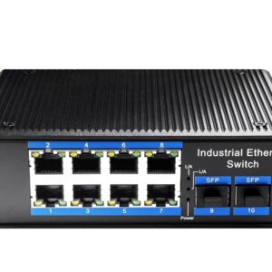 Switch Industriale Gigabit 8 Porte con 2 slot SFP, IG1008S2