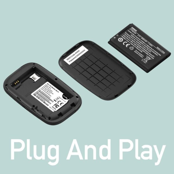 Pocket Wi-Fi Hotspot 3G/4G LTE Via SIM 150 Mbps, MF4 - immagine 7