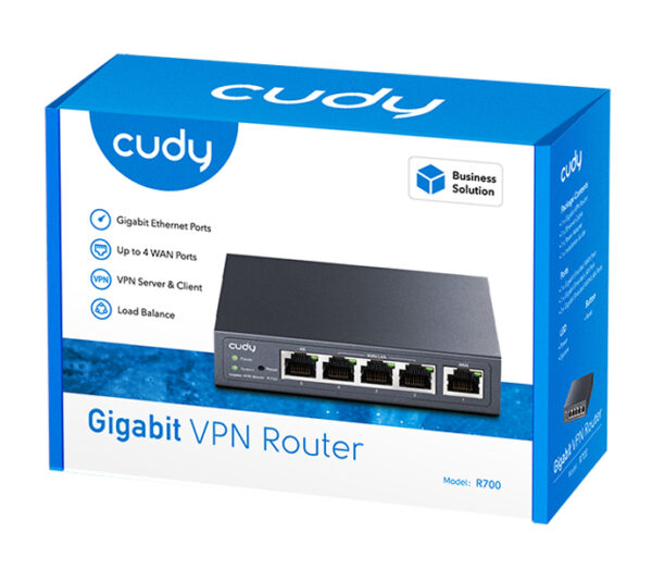 Router VPN Multi-WAN Gigabit Fino a 4 porte WAN Gigabit, R700 - immagine 2