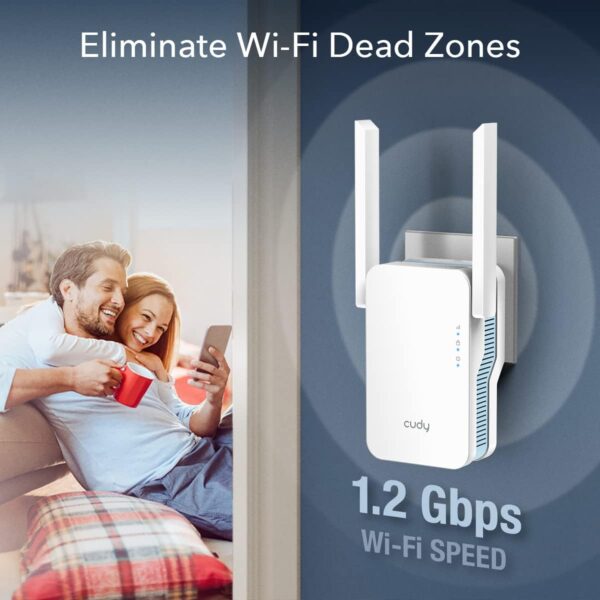 Extender WiFi Dual Band Booster Wireless AC1200, RE1200 - immagine 9