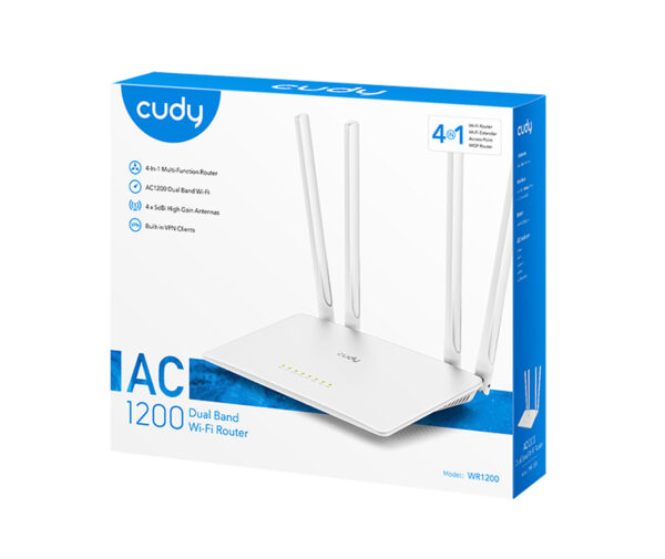 Smart Router WiFi Dual-Band AC1200, WR1200 - immagine 2