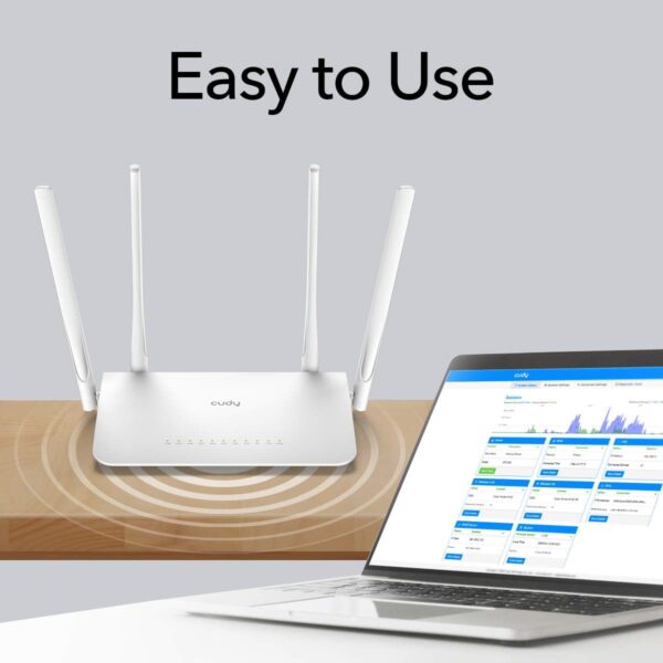 Router WiFi Dual Band AC1200 Gigabit, WR1300 - immagine 4
