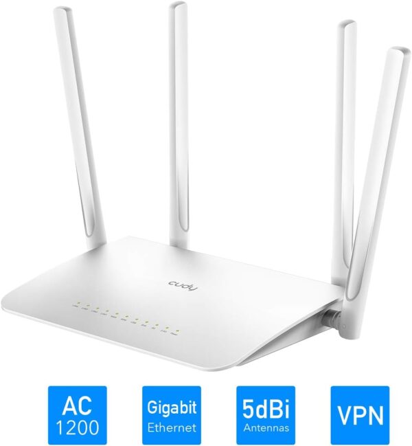 Router WiFi Dual Band AC1200 Gigabit, WR1300 - immagine 3