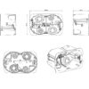 Scatola Rettangolare da Incasso per Pareti Cave 3 Moduli per S44 e S45 - immagine 2