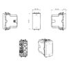 Domus S44 Commutatore 2 Pulsanti 1P 10AX 250V Bianco Lucido - immagine 2