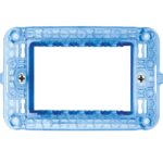 Supporto con Viti S44 per Scatole Rettangolari 3 Moduli