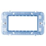 Supporto con Viti S44 per Scatole Rettangolari 4 Moduli