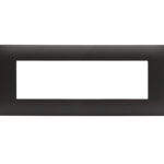 Placca Serie YOUNG 44 per Scatola Rettangolare 7 Moduli Grigio