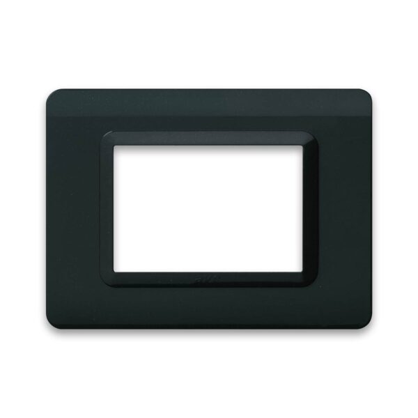 Placca Tecnopolimero S44 3 Moduli Grigio