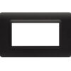 Placca Tecnopolimero S44 4 Moduli Grigio