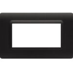 Placca Tecnopolimero S44 4 Moduli Grigio