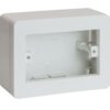 Scatola Universale IP40 per Minicanali 3 Moduli Bianco