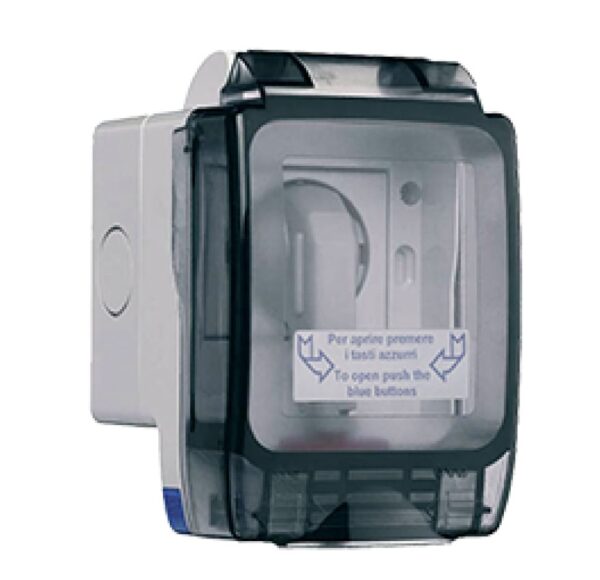 Contenitore Ave Seal IP56 con Schuko 10/16A Sportello Apribile