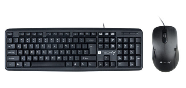 Kit tastiera e mouse standard wired USB 2.0