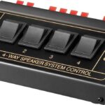 Speaker Switch fino a 4 Diffusori Audio Nero