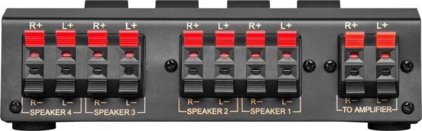 Speaker Switch fino a 4 Diffusori Audio Nero - immagine 2
