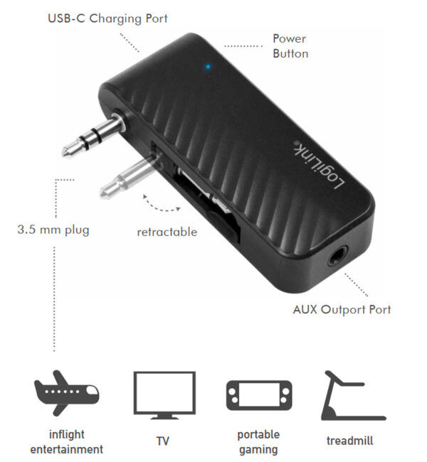 Trasmettitore Audio Bluetooth V5.1 - immagine 2