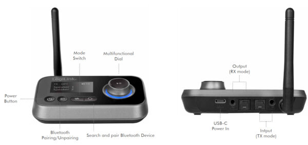Trasmettitore e Ricevitore Audio Bluetooth V5.0 - immagine 4