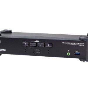 Switch USB 3.0 4K HDMI KVMP™ a 4 porte con Modalità Mixer Audio, CS1824
