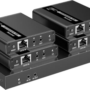Extender Splitter HDMI 4 vie su Cavo di Rete 70 metri PoC