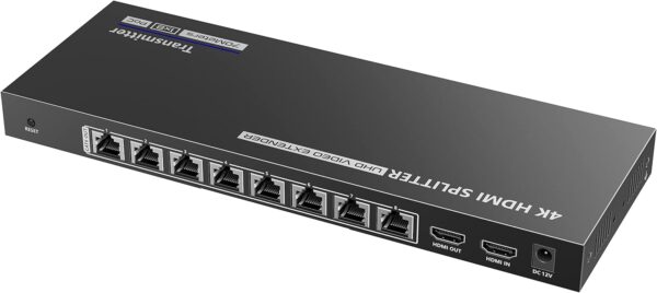 Extender Splitter HDMI 8 vie su Cavo di Rete 70 metri PoC - immagine 5
