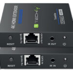Extender HDMI 4K@60Hz 18Gbps HDR10 su cavo Cat.6/6A/7 fino 70 metri zero latenza