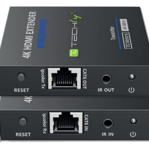 Extender HDMI 4K@60Hz 18Gbps HDR10 su cavo Cat.6/6A/7 fino 70 metri zero latenza