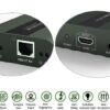 Ricevitore Aggiuntivo Extender HDMI IR su Cavo Cat.6 120m - immagine 4