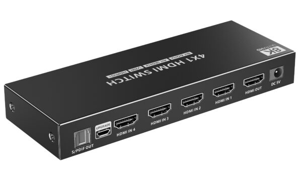 Switch 4x1 HDMI 2.1 8K 3D con SPDIF Ottico - immagine 2