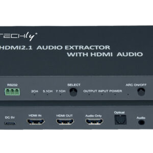 Estrattore Audio HDMI 2.1 LPCM7.1 ARC 8K Audio 3.5'' e Toslink SPDIF