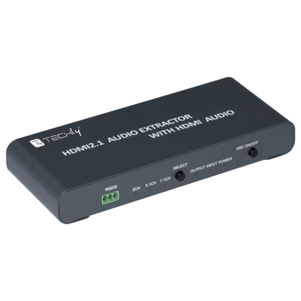 Estrattore Audio HDMI 2.1 LPCM7.1 ARC 8K Audio 3.5'' e Toslink SPDIF - immagine 5