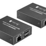 HDMI KVM Extender su Cavo di Rete 1080p@60Hz fino a 70m 4K fino a 40m