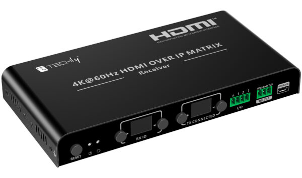 Ricevitore per Matrix Extender HDMI Over IP 4K su Cavo Cat.6 fino a 120m - immagine 2