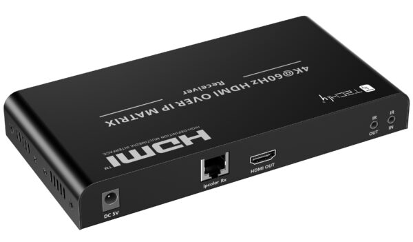 Ricevitore per Matrix Extender HDMI Over IP 4K su Cavo Cat.6 fino a 120m - immagine 3