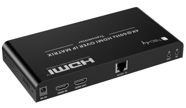 Trasmettitore per Matrix Extender HDMI Over IP 4K su Cavo Cat.6 fino a 120m - immagine 3