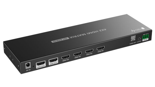 Switch Matrix HDMI2.0 4x2 4K@60 Hz - immagine 3